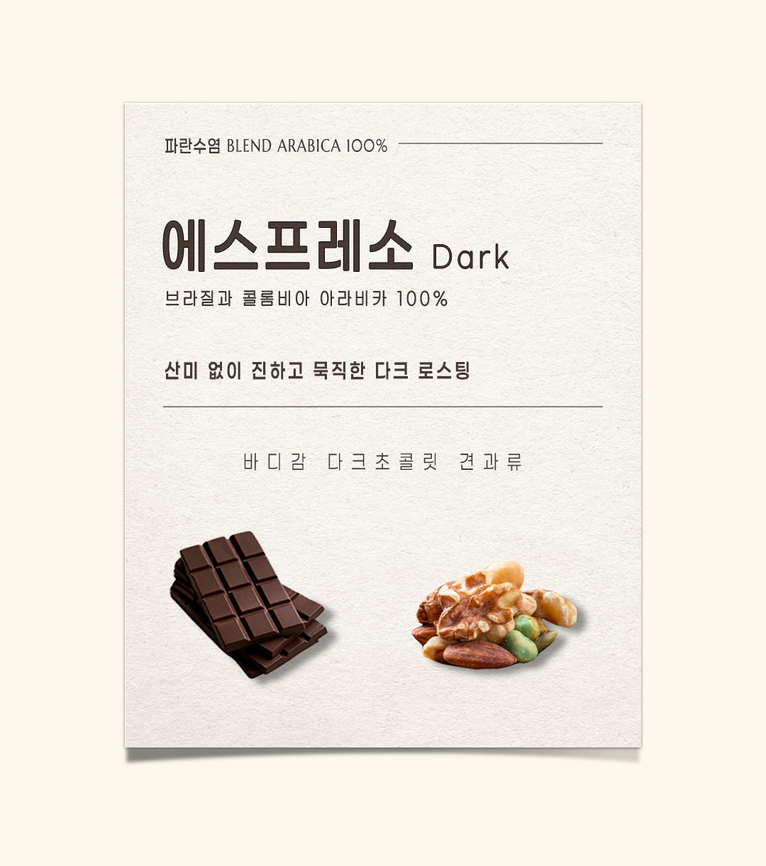 파란수염커피 에스프레소 Dark, 1kg